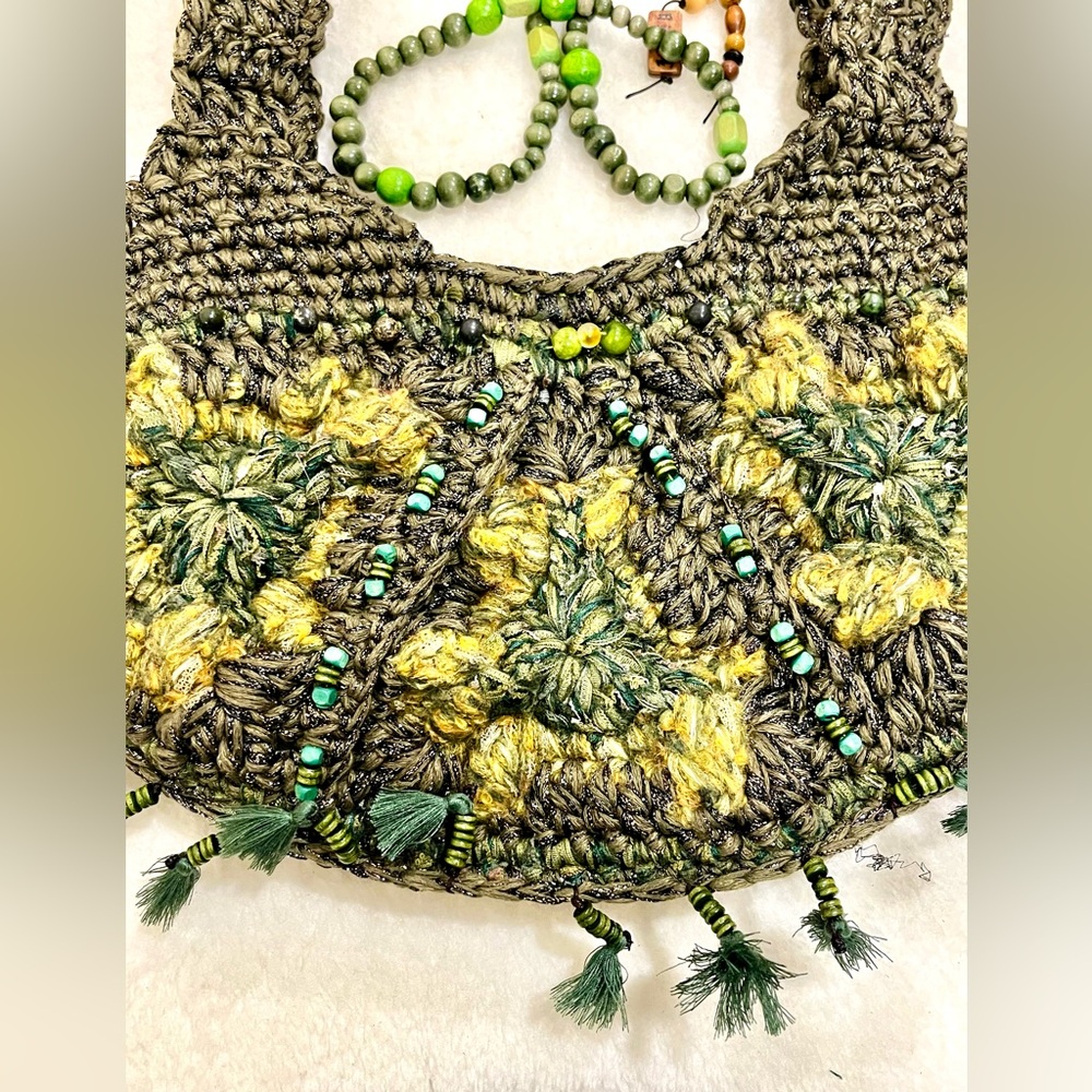 Hand made Crochet Boho Tote Bag - Picture 9 of 16